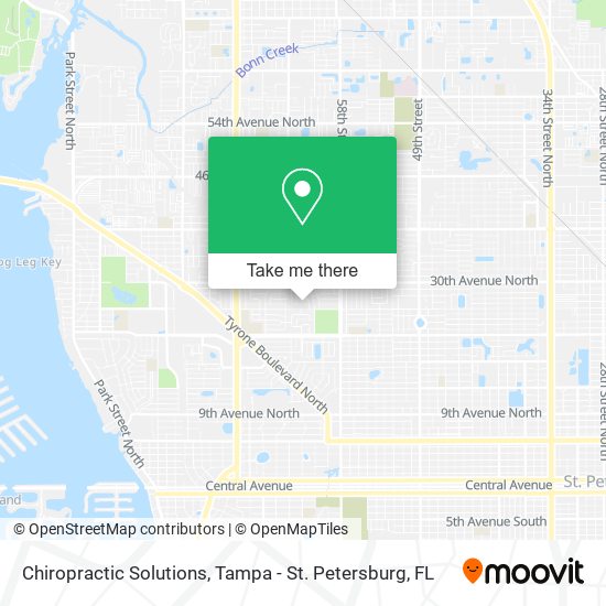 Mapa de Chiropractic Solutions