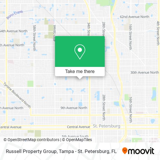 Russell Property Group map