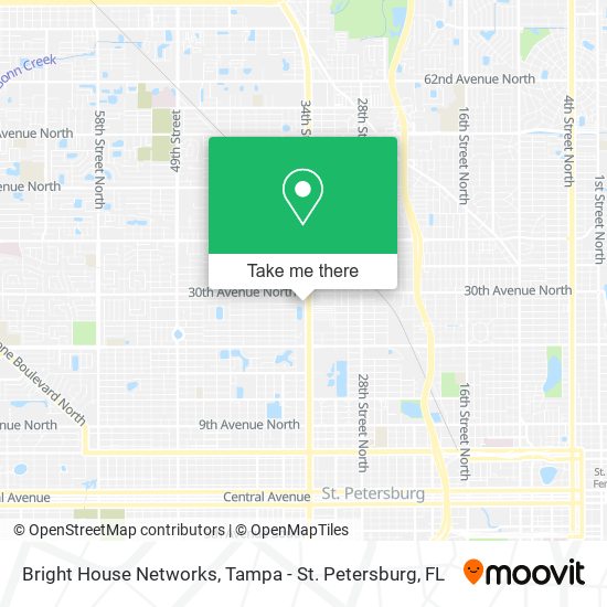 Mapa de Bright House Networks