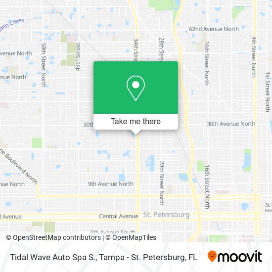 Tidal Wave Auto Spa S. map