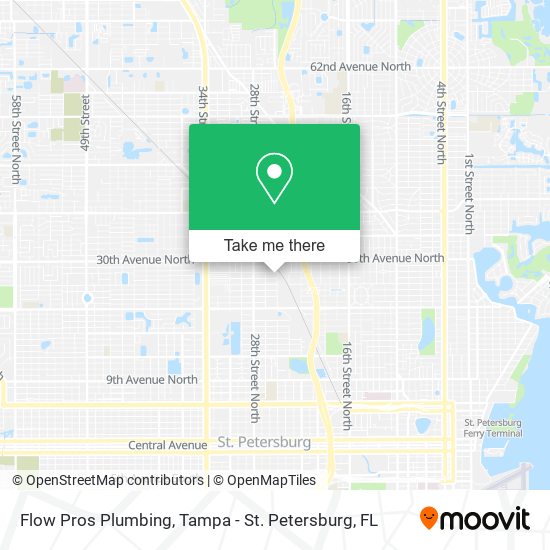 Mapa de Flow Pros Plumbing