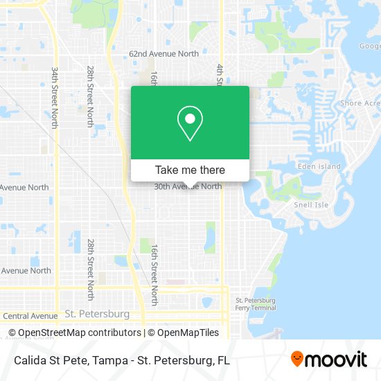 Calida St Pete map