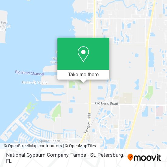 Mapa de National Gypsum Company