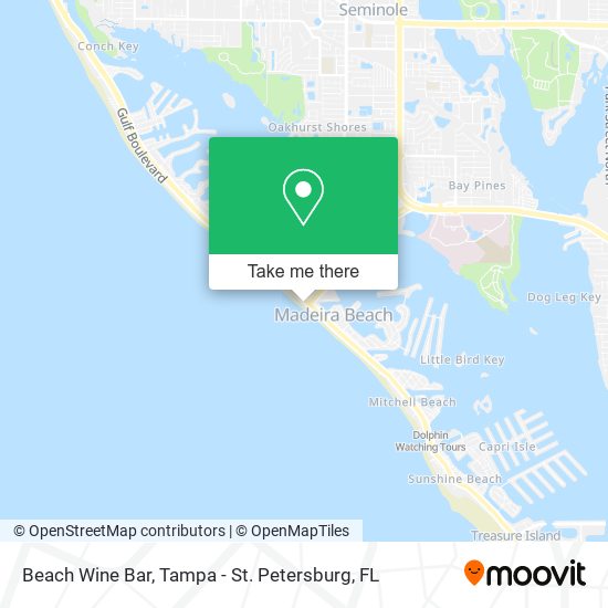 Beach Wine Bar map