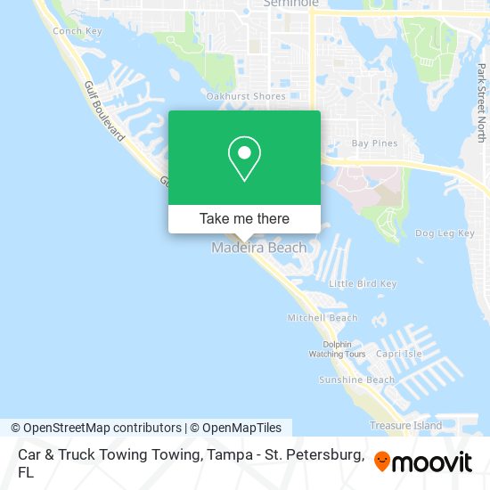 Car & Truck Towing Towing map
