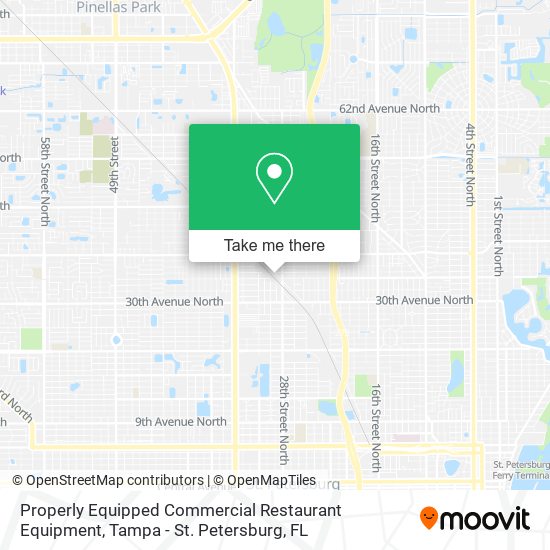 Properly Equipped Commercial Restaurant Equipment map