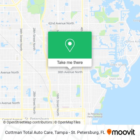 Mapa de Cottman Total Auto Care