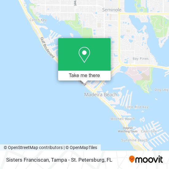 Sisters Franciscan map