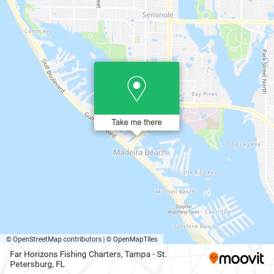 Far Horizons Fishing Charters map