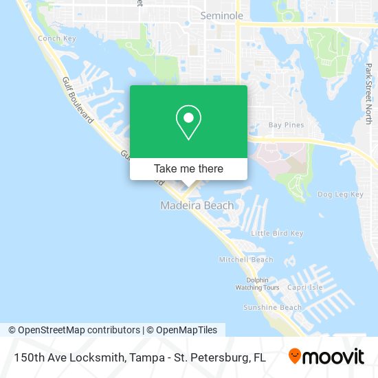 150th Ave Locksmith map