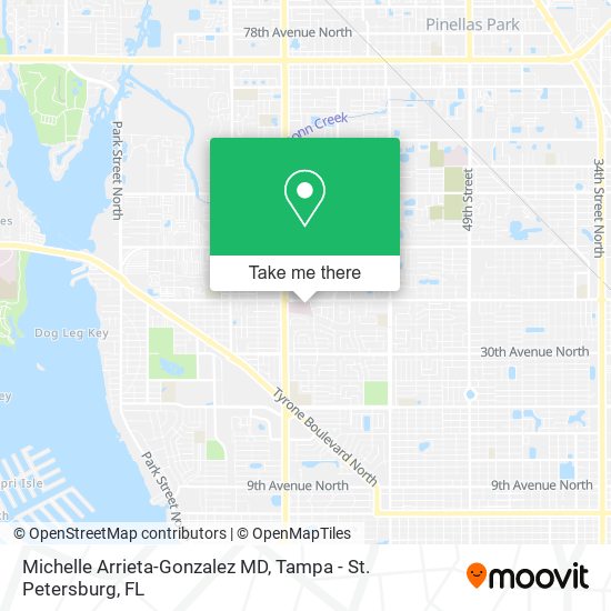 Michelle Arrieta-Gonzalez MD map