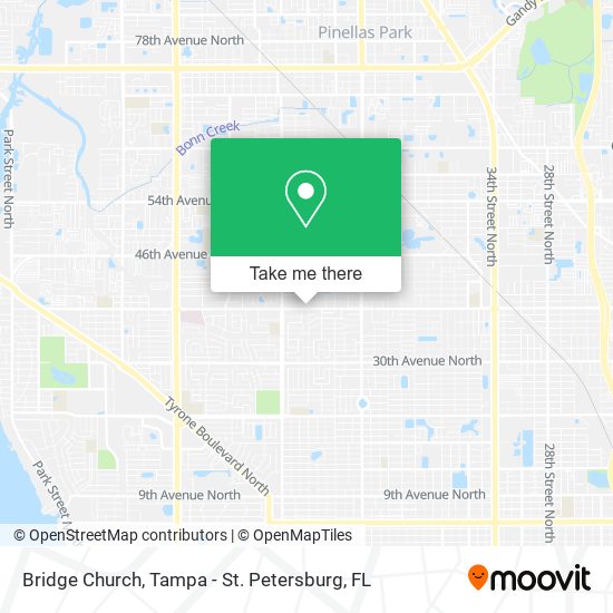 Mapa de Bridge Church