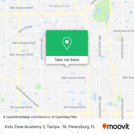 Mapa de Kids Zone Academy 2