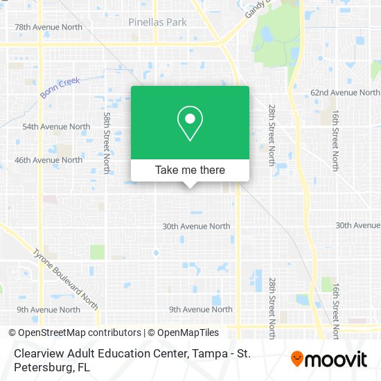 Clearview Adult Education Center map