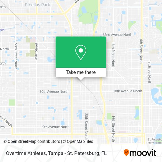 Overtime Athletes map