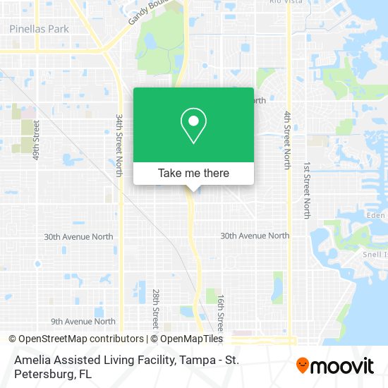 Amelia Assisted Living Facility map