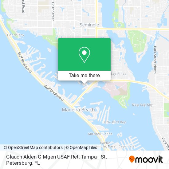 Mapa de Glauch Alden G Mgen USAF Ret