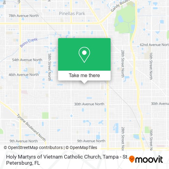 Holy Martyrs of Vietnam Catholic Church map
