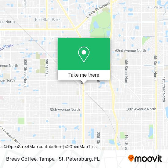 Brea's Coffee map