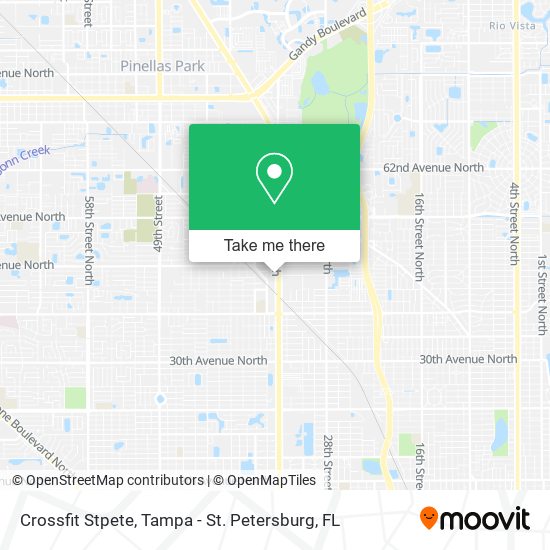 Crossfit Stpete map