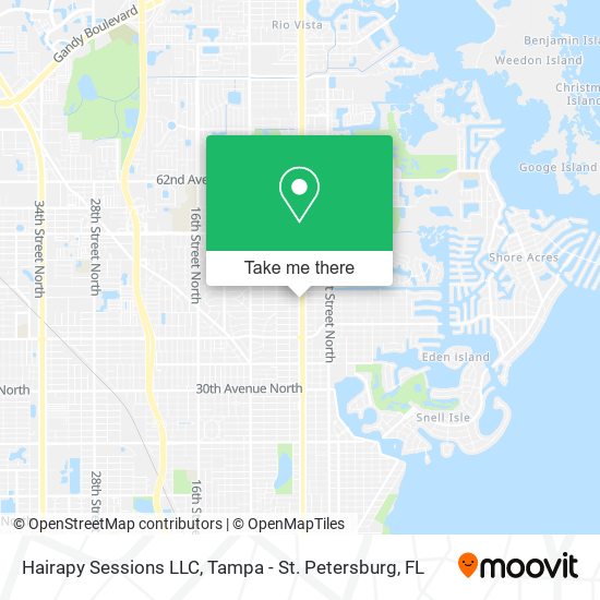 Mapa de Hairapy Sessions LLC