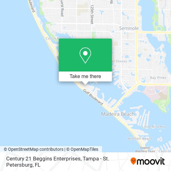 Century 21 Beggins Enterprises map