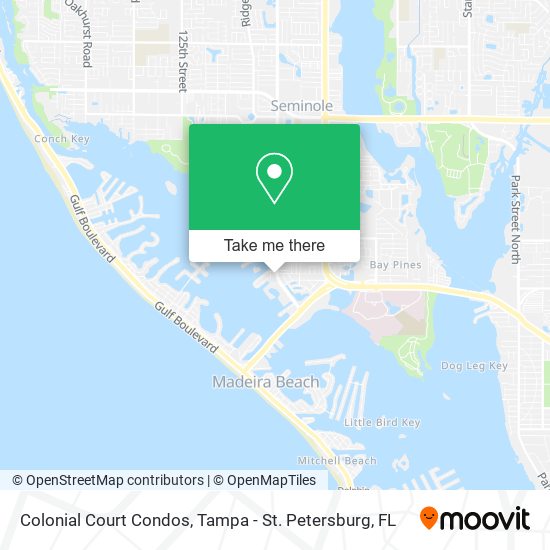 Mapa de Colonial Court Condos