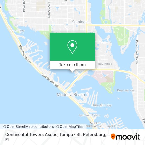 Continental Towers Assoc map
