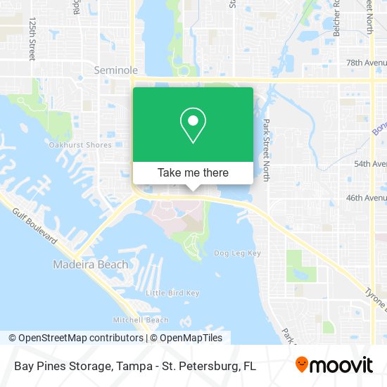 Mapa de Bay Pines Storage