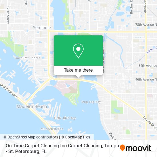 Mapa de On Time Carpet Cleaning Inc Carpet Cleaning