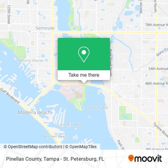 Mapa de Pinellas County