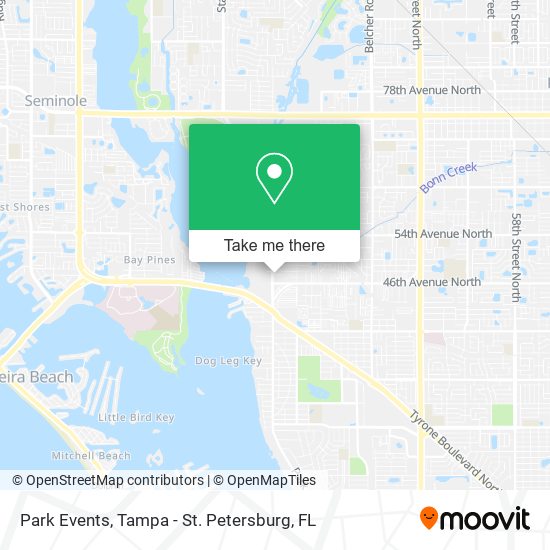 Park Events map