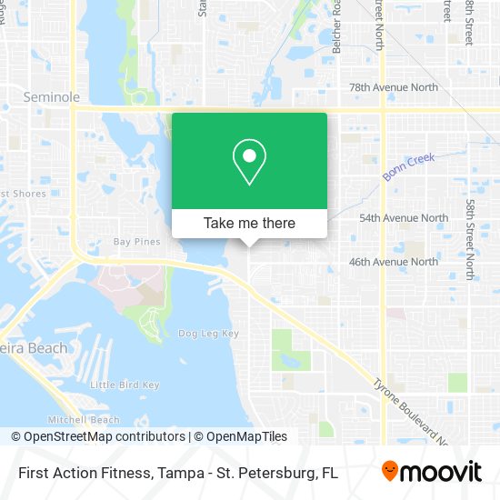 Mapa de First Action Fitness