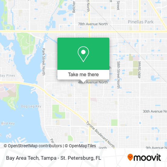 Bay Area Tech map