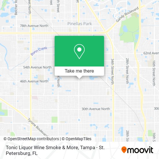 Tonic Liquor Wine Smoke & More map