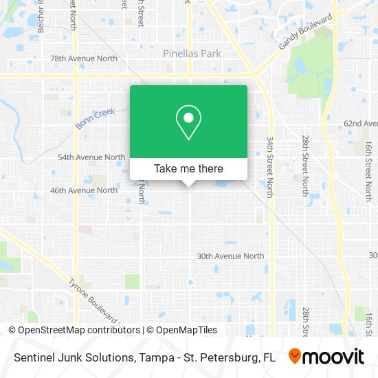 Sentinel Junk Solutions map