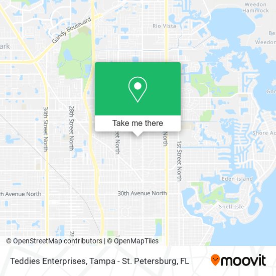 Teddies Enterprises map
