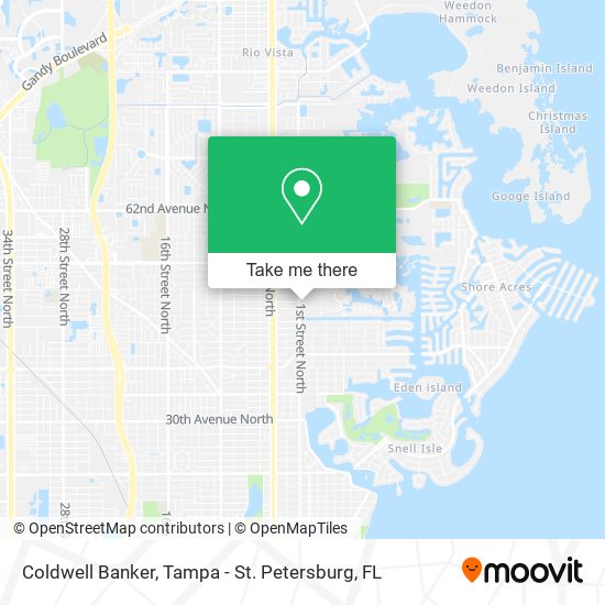 Coldwell Banker map