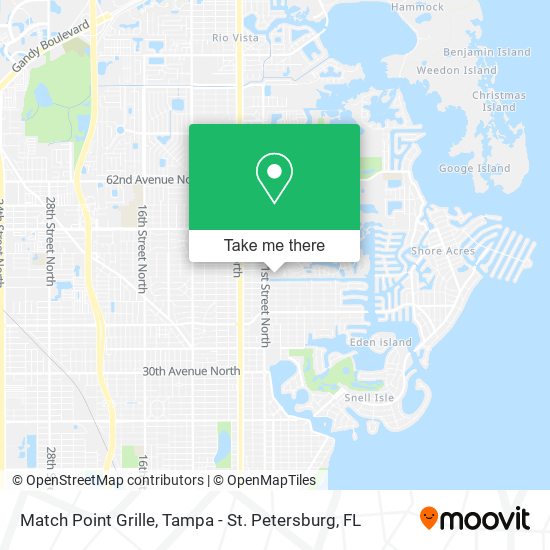Match Point Grille map