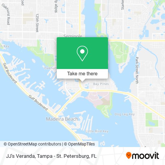 Mapa de JJ's Veranda