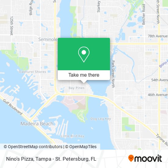 Mapa de Nino's Pizza