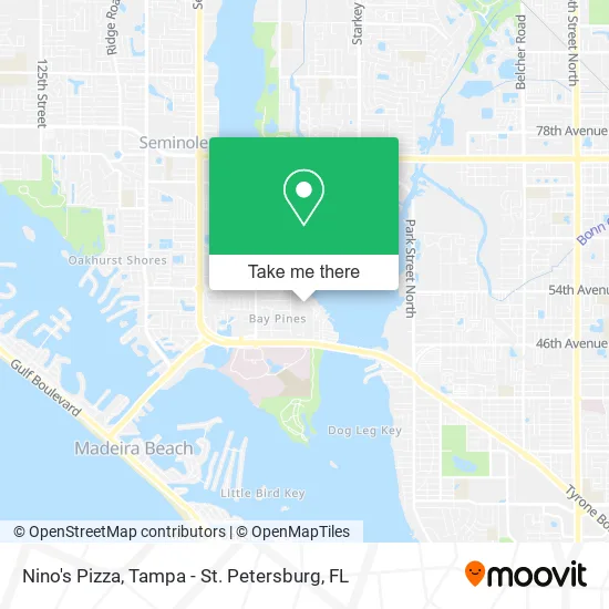 Mapa de Nino's Pizza