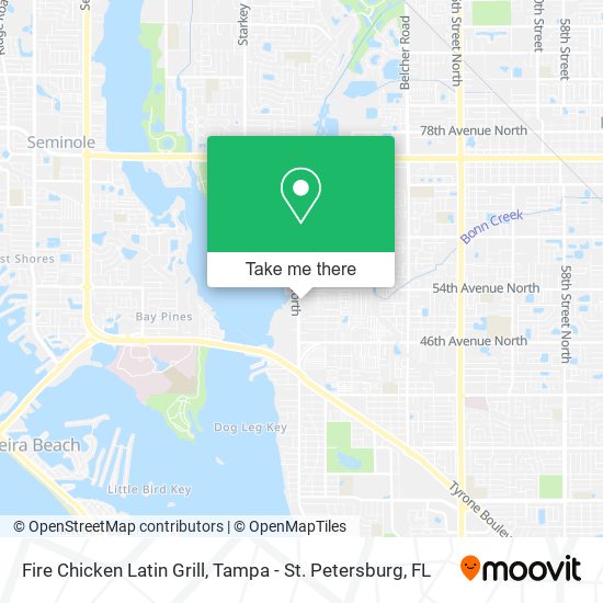 Fire Chicken Latin Grill map