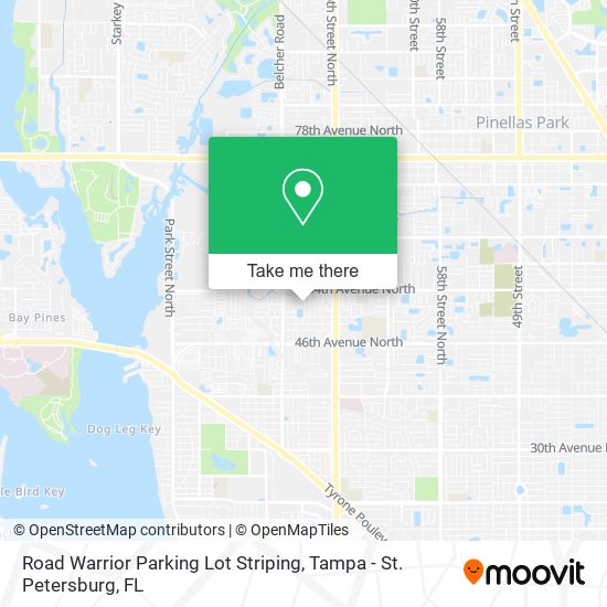 Mapa de Road Warrior Parking Lot Striping