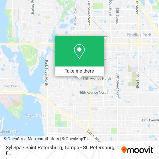 Syl Spa - Saint Petersburg map