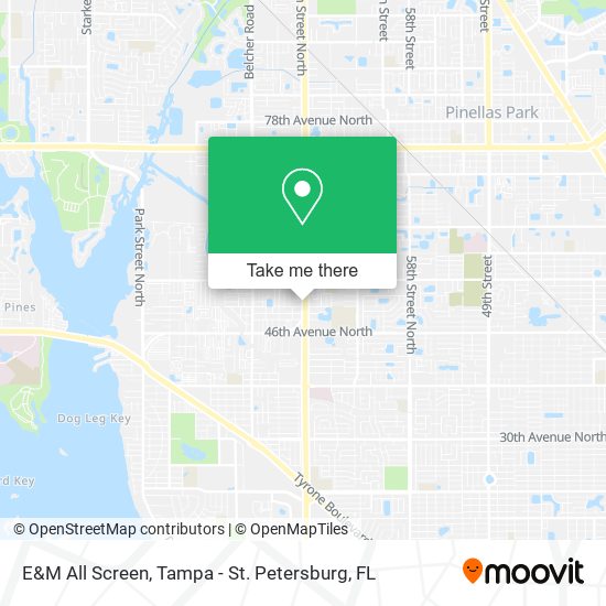 E&M All Screen map