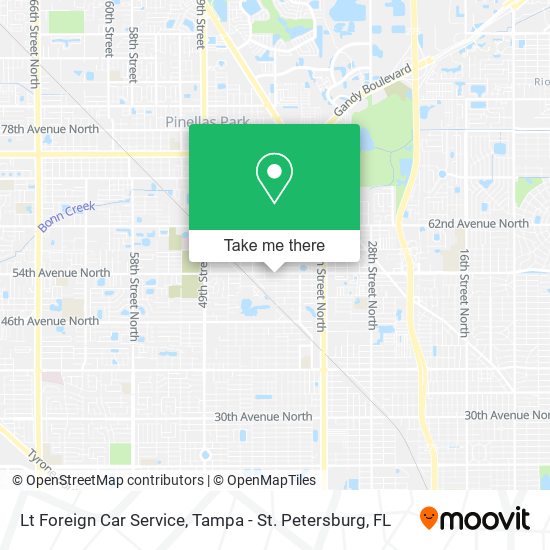Lt Foreign Car Service map