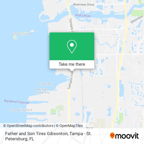 Mapa de Father and Son Tires Gibsonton