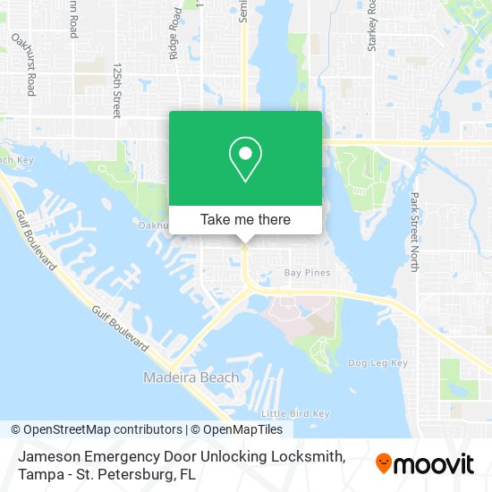 Jameson Emergency Door Unlocking Locksmith map