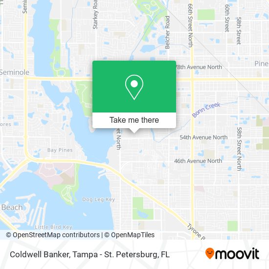Coldwell Banker map